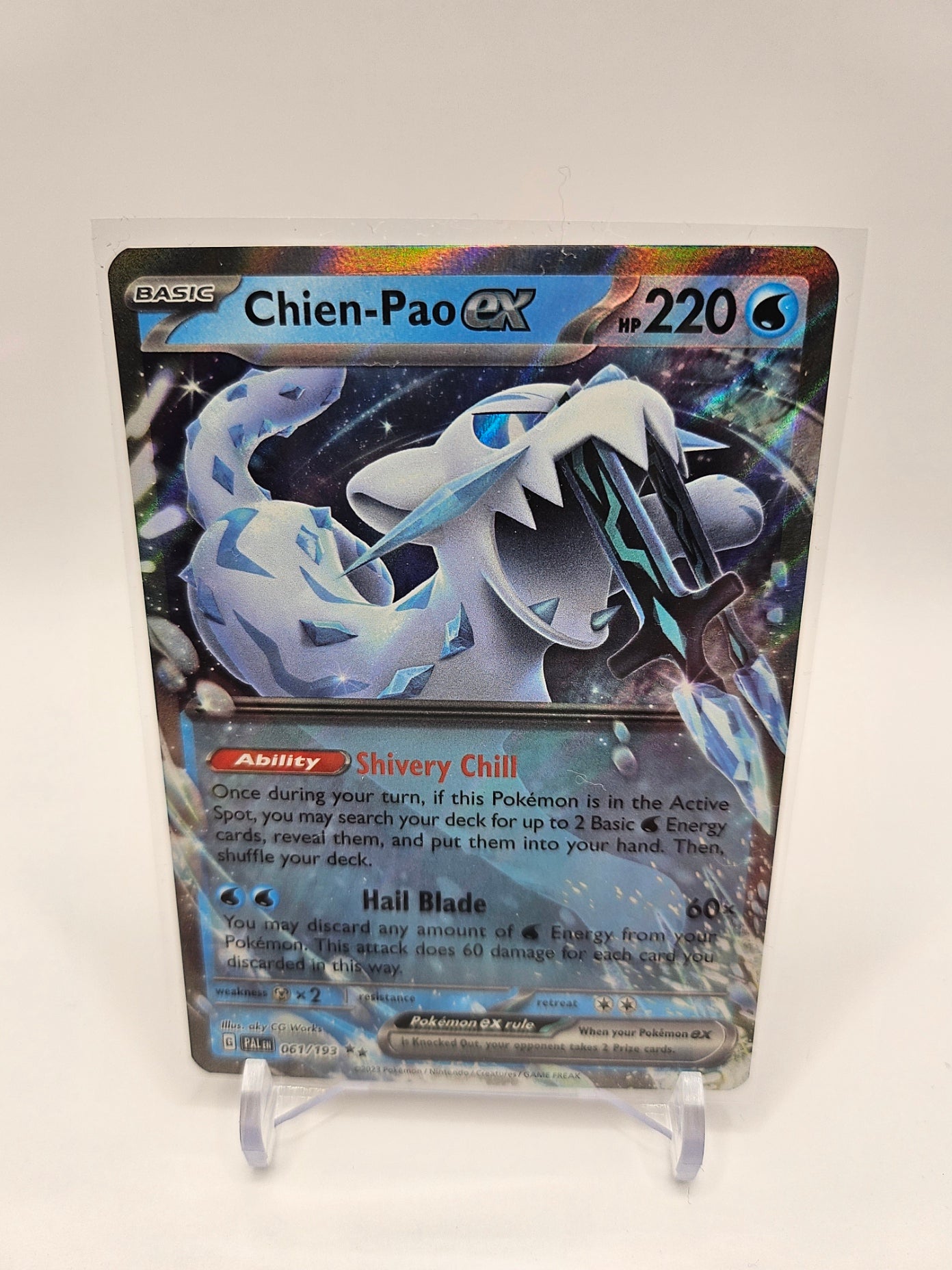 Paldea Evolved Chien-Pao ex #61