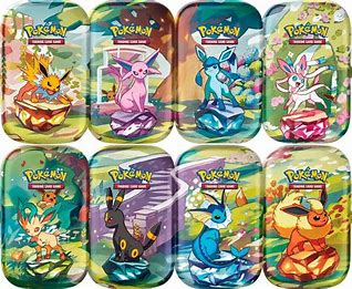 Scarlet & Violet Prismatic Evolutions Mini-Tins (Random Art)