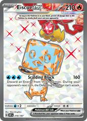 Obsidian Flames Eiscue ex (Full Art) #210