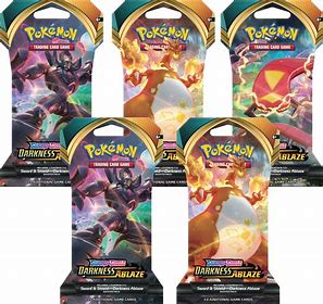 Sword & Shield Darkness Ablaze Sleeved Booster Pack (Random Art)