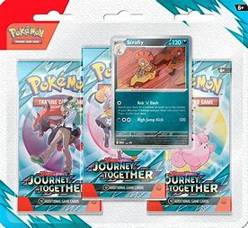 Scarlet & Violet Journey Together 3 Pack Blister (Random Promo)