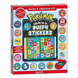 Klutz Pokémon Color-In 3D Puffy Sticker Kit
