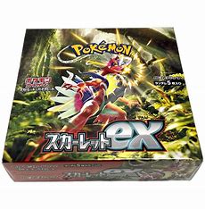 日本のスカーレットEXブースターボックス