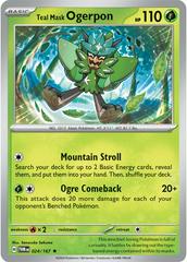 Twilight Masquerade Teal Mask Ogerpon (Holo) #24