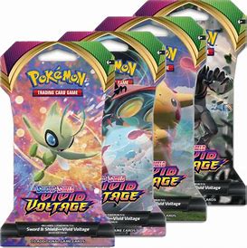 Sword & Shield Vivid Voltage Sleeved Booster Pack (Random Art)