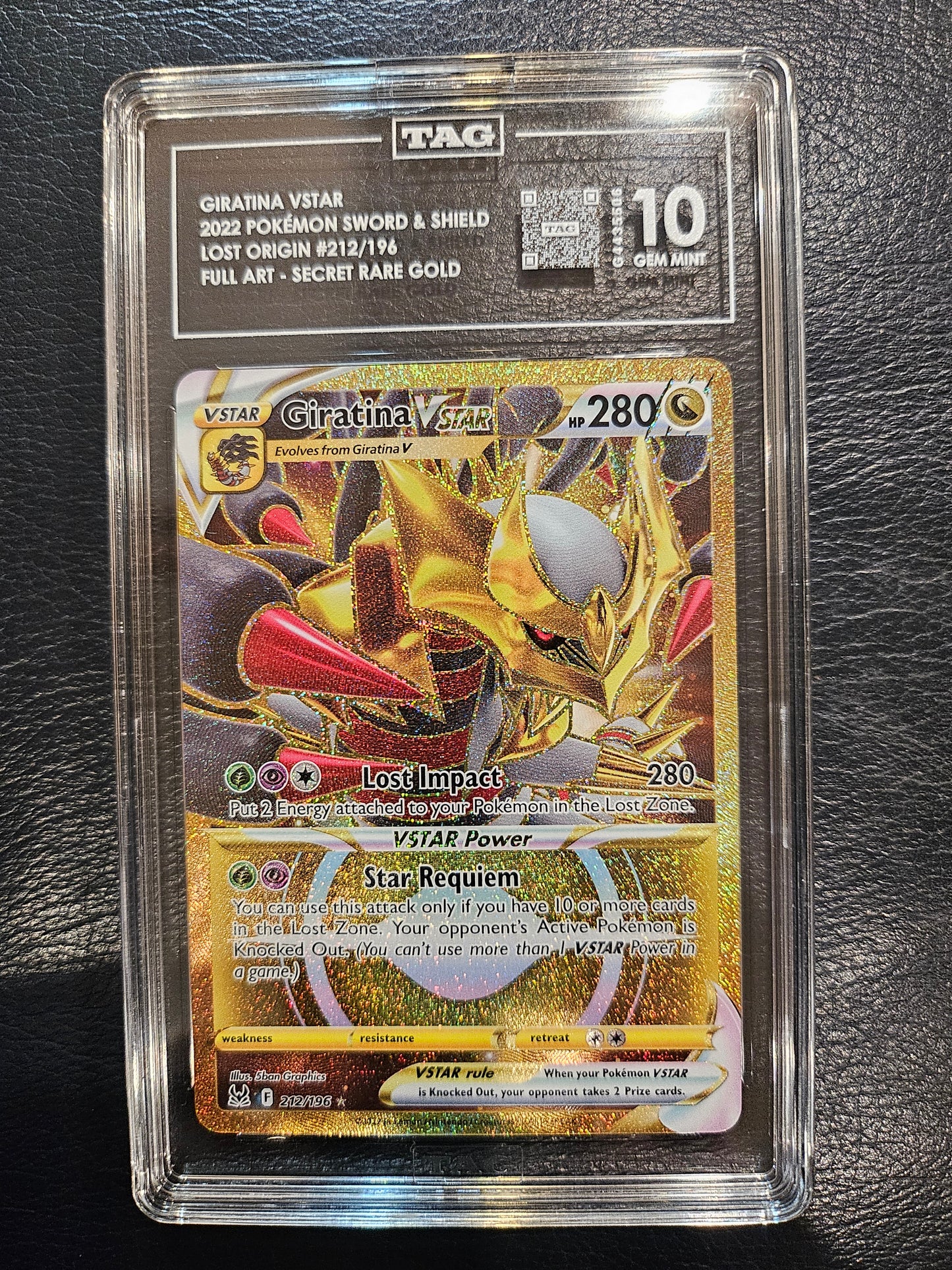 TAG Giratina VStar 10 Gem Mint