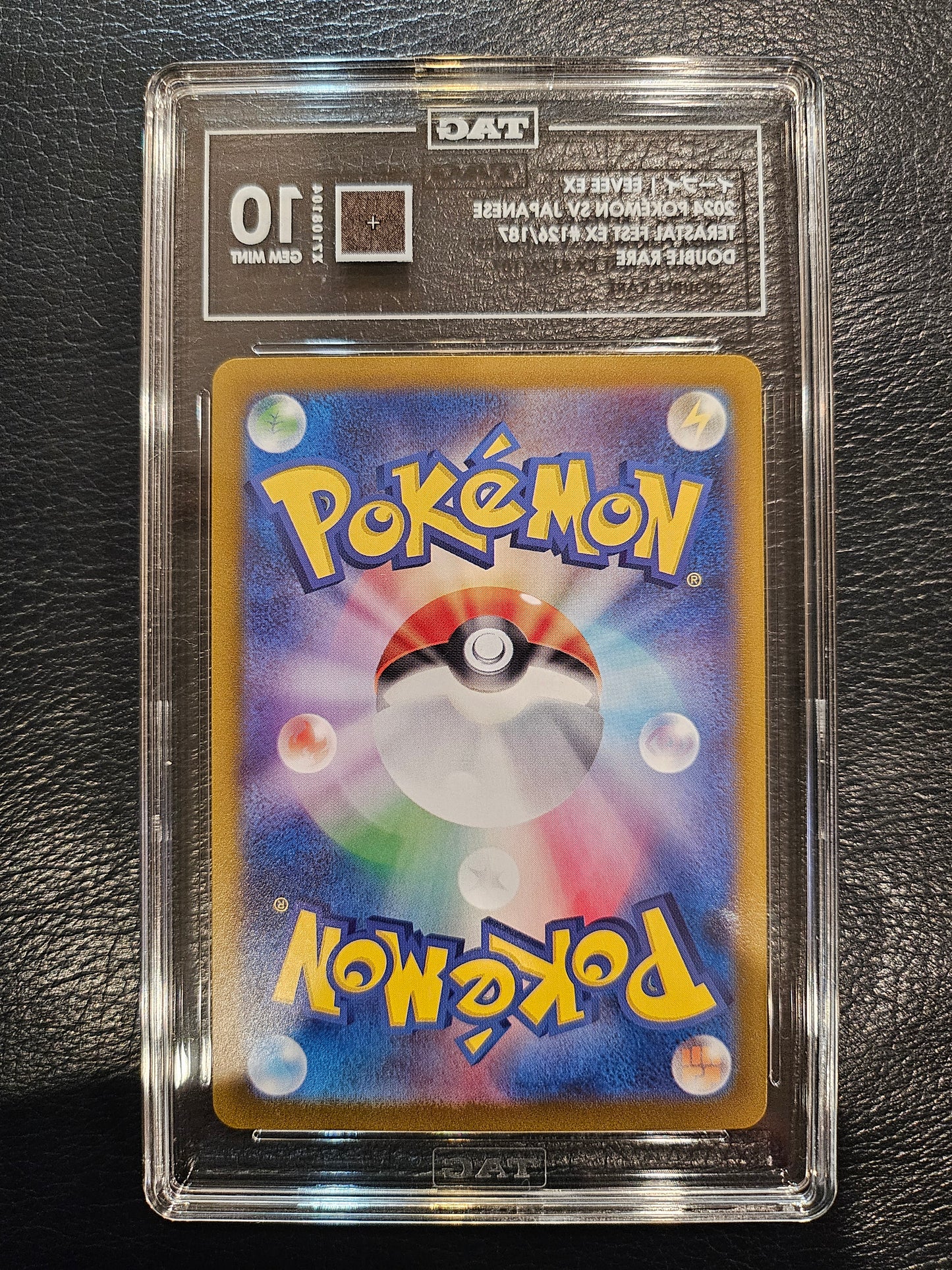 TAG Japanese Eevee EX 10 Gem Mint